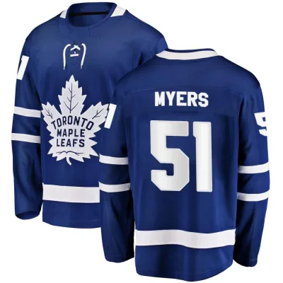 Men's Philippe Myers Toronto Maple Leafs Home Jersey - Blue Breakaway