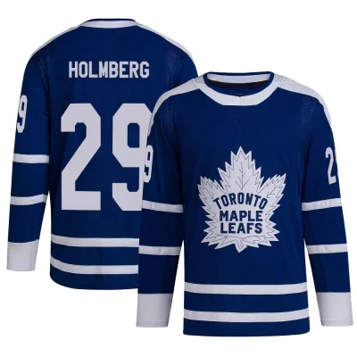 Men's Pontus Holmberg Toronto Maple Leafs Reverse Retro 2.0 Jersey - Royal Authentic