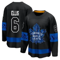 Men's Ron Ellis Toronto Maple Leafs Alternate Premier Jersey - Black Breakaway