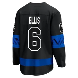 Men's Ron Ellis Toronto Maple Leafs Alternate Premier Jersey - Black Breakaway