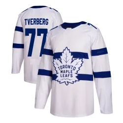 Men's Ryan Tverberg Toronto Maple Leafs 2018 Stadium Series Jersey - White Authentic