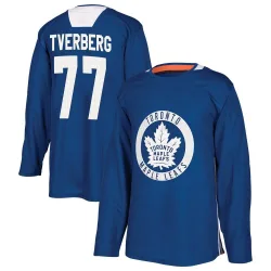 Men's Ryan Tverberg Toronto Maple Leafs Practice Jersey - Royal Authentic