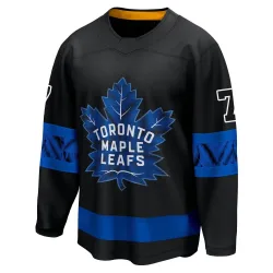 Men's Tim Horton Toronto Maple Leafs Alternate Premier Jersey - Black Breakaway