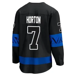 Men's Tim Horton Toronto Maple Leafs Alternate Premier Jersey - Black Breakaway