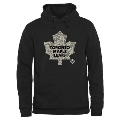 Men's Toronto Maple Leafs Rink Warrior Pullover Hoodie - Black