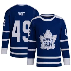 Men's Ty Voit Toronto Maple Leafs Reverse Retro 2.0 Jersey - Royal Authentic