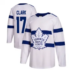 Men's Wendel Clark Toronto Maple Leafs 2018 Stadium Series Jersey - White Authentic