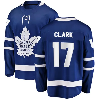 Men's Wendel Clark Toronto Maple Leafs Home Jersey - Blue Breakaway