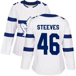 Women's Alex Steeves Toronto Maple Leafs 2018 Stadium Series Jersey - White Authentic