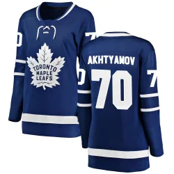 Women's Artur Akhtyamov Toronto Maple Leafs Home Jersey - Blue Breakaway