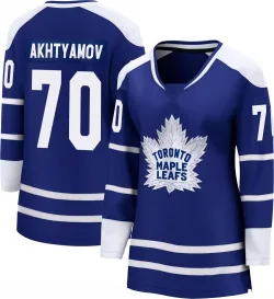 Women's Artur Akhtyamov Toronto Maple Leafs Special Edition 2.0 Jersey - Royal Breakaway