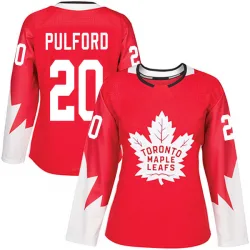 Women's Bob Pulford Toronto Maple Leafs Alternate Jersey - Red Authentic