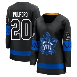 Women's Bob Pulford Toronto Maple Leafs Alternate Premier Jersey - Black Breakaway