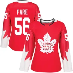 Women's Cedric Pare Toronto Maple Leafs Alternate Jersey - Red Authentic