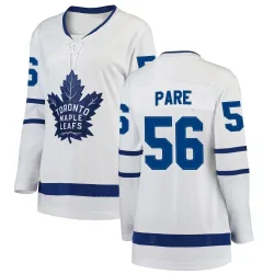 Women's Cedric Pare Toronto Maple Leafs Away Jersey - White Breakaway