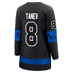 Women's Chris Tanev Toronto Maple Leafs Alternate Premier Jersey - Black Breakaway