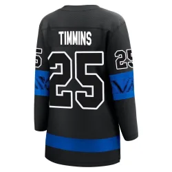 Women's Conor Timmins Toronto Maple Leafs Alternate Premier Jersey - Black Breakaway