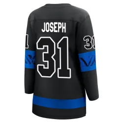 Women's Curtis Joseph Toronto Maple Leafs Alternate Premier Jersey - Black Breakaway