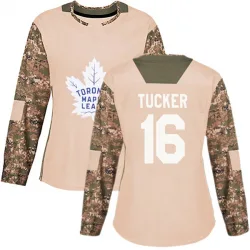 Women's Darcy Tucker Toronto Maple Leafs Veterans Day Practice Jersey - Camo Authentic