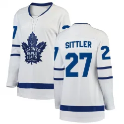 Women's Darryl Sittler Toronto Maple Leafs Away Jersey - White Breakaway