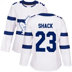 Women's Eddie Shack Toronto Maple Leafs 2018 Stadium Series Jersey - White Authentic