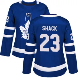 Women's Eddie Shack Toronto Maple Leafs Home Jersey - Blue Authentic