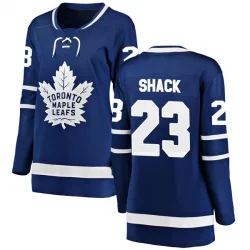 Women's Eddie Shack Toronto Maple Leafs Home Jersey - Blue Breakaway