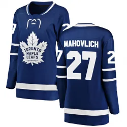 Women's Frank Mahovlich Toronto Maple Leafs Home Jersey - Blue Breakaway