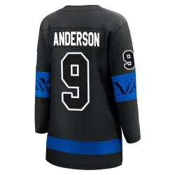 Women's Glenn Anderson Toronto Maple Leafs Alternate Premier Jersey - Black Breakaway