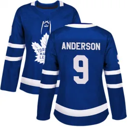 Women's Glenn Anderson Toronto Maple Leafs Home Jersey - Blue Authentic