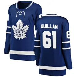 Women's Jacob Quillan Toronto Maple Leafs Home Jersey - Blue Breakaway