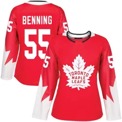 Women's Matt Benning Toronto Maple Leafs Alternate Jersey - Red Authentic