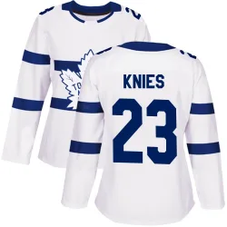 Women's Matthew Knies Toronto Maple Leafs 2018 Stadium Series Jersey - White Authentic