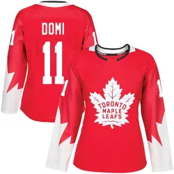 Women's Max Domi Toronto Maple Leafs Alternate Jersey - Red Authentic