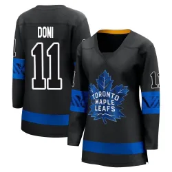 Women's Max Domi Toronto Maple Leafs Alternate Premier Jersey - Black Breakaway