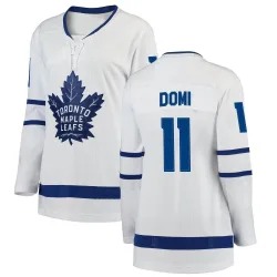 Women's Max Domi Toronto Maple Leafs Away Jersey - White Breakaway