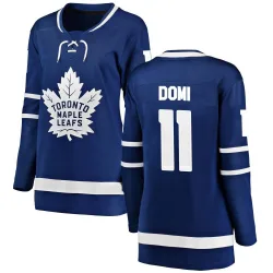 Women's Max Domi Toronto Maple Leafs Home Jersey - Blue Breakaway