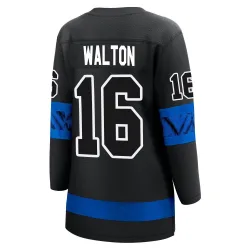 Women's Mike Walton Toronto Maple Leafs Alternate Premier Jersey - Black Breakaway