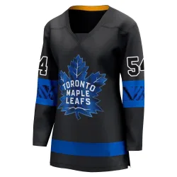 Women's Nicolas Mattinen Toronto Maple Leafs Alternate Premier Jersey - Black Breakaway