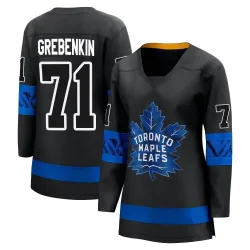 Women's Nikita Grebenkin Toronto Maple Leafs Alternate Premier Jersey - Black Breakaway