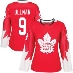 Women's Norm Ullman Toronto Maple Leafs Alternate Jersey - Red Authentic