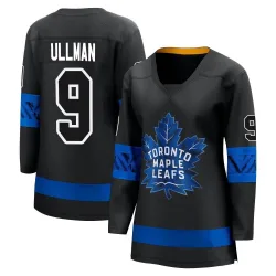 Women's Norm Ullman Toronto Maple Leafs Alternate Premier Jersey - Black Breakaway