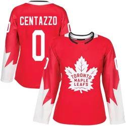 Women's Orrin Centazzo Toronto Maple Leafs Alternate Jersey - Red Authentic