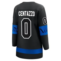 Women's Orrin Centazzo Toronto Maple Leafs Alternate Premier Jersey - Black Breakaway