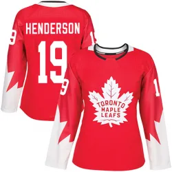 Women's Paul Henderson Toronto Maple Leafs Alternate Jersey - Red Authentic