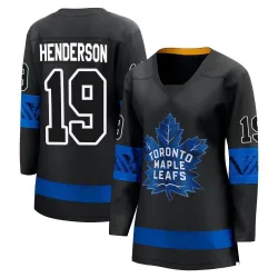 Women's Paul Henderson Toronto Maple Leafs Alternate Premier Jersey - Black Breakaway