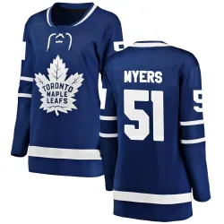 Women's Philippe Myers Toronto Maple Leafs Home Jersey - Blue Breakaway