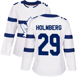 Women's Pontus Holmberg Toronto Maple Leafs 2018 Stadium Series Jersey - White Authentic