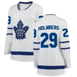 Women's Pontus Holmberg Toronto Maple Leafs Away Jersey - White Breakaway