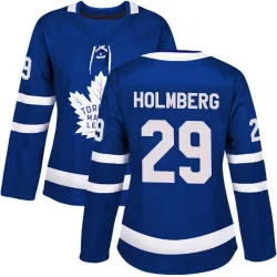 Women's Pontus Holmberg Toronto Maple Leafs Home Jersey - Blue Authentic